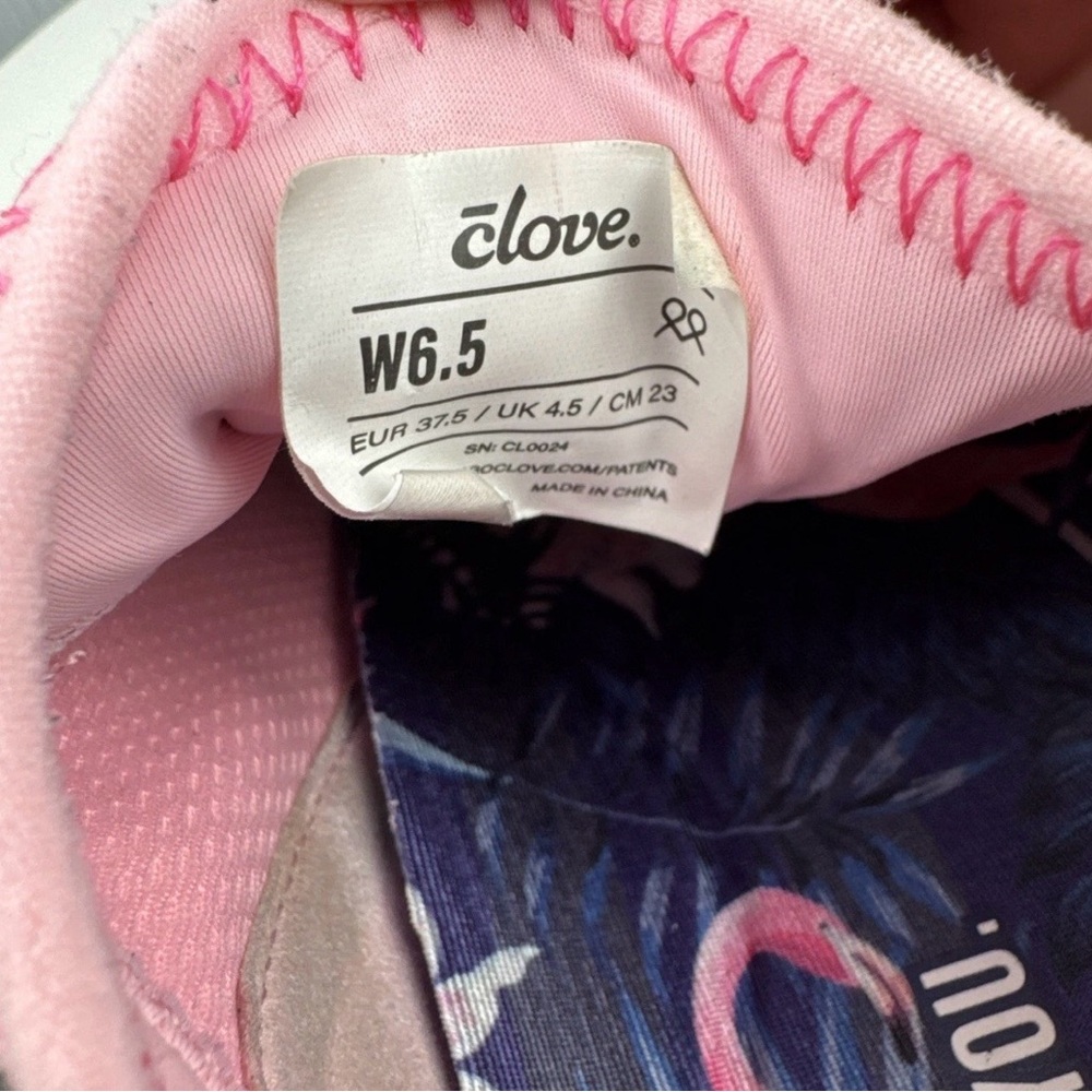 Clove Classic Nursing Shoes Sneakers Women’s Size 6.5 Pink Comfort Miami Nights - Picture 11 of 12